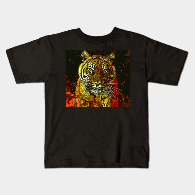 Tiger Kids T-Shirt by HIghlandkings